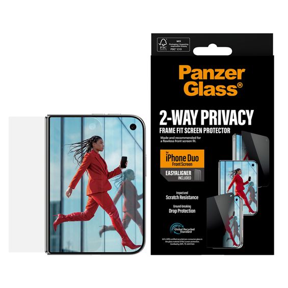 Zaštitno staklo PANZERGLASS Privacy za iPhone 18 Duo, UWF, EasyAligner-1