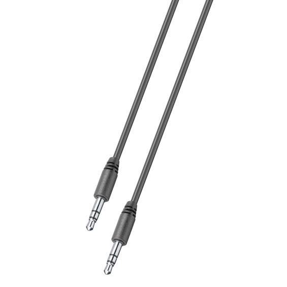 Kabel PLOOS, Audio, 3,5mm Na 3,5mm, 75cm, Crni