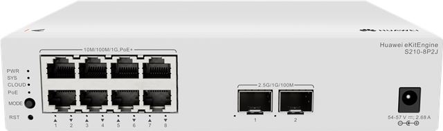 Mrežni switch HUAWEI eKit S210-8P2J (8 x GE PoE+ 128 W, 2 x 2,5GE SFP)-0