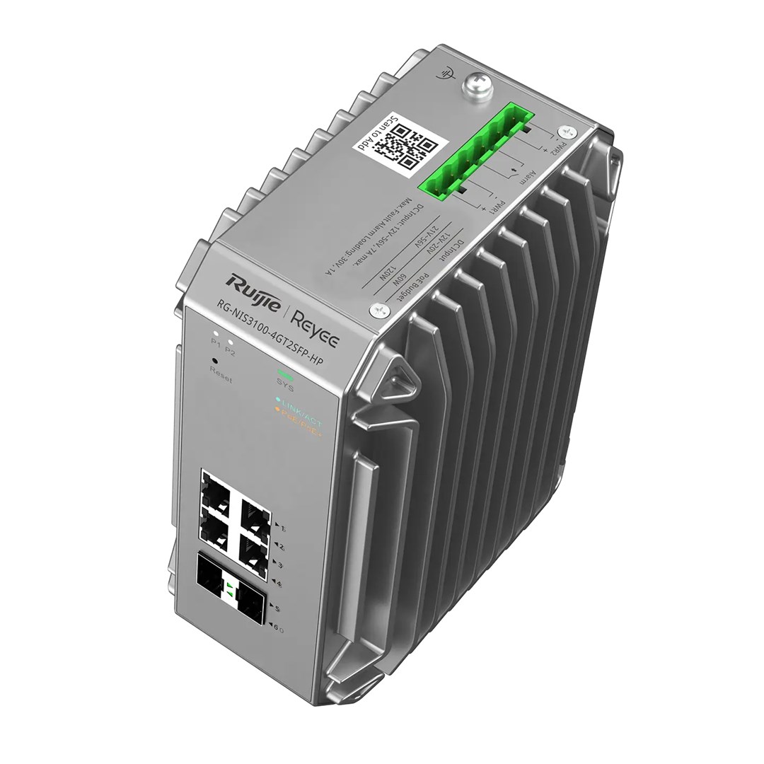 Ruijie Networks RG-NIS3100-4GT2SFP-HP network switch Managed L2 Gigabit Ethernet (10/100/1000) Power over Ethernet (PoE) Grey-2