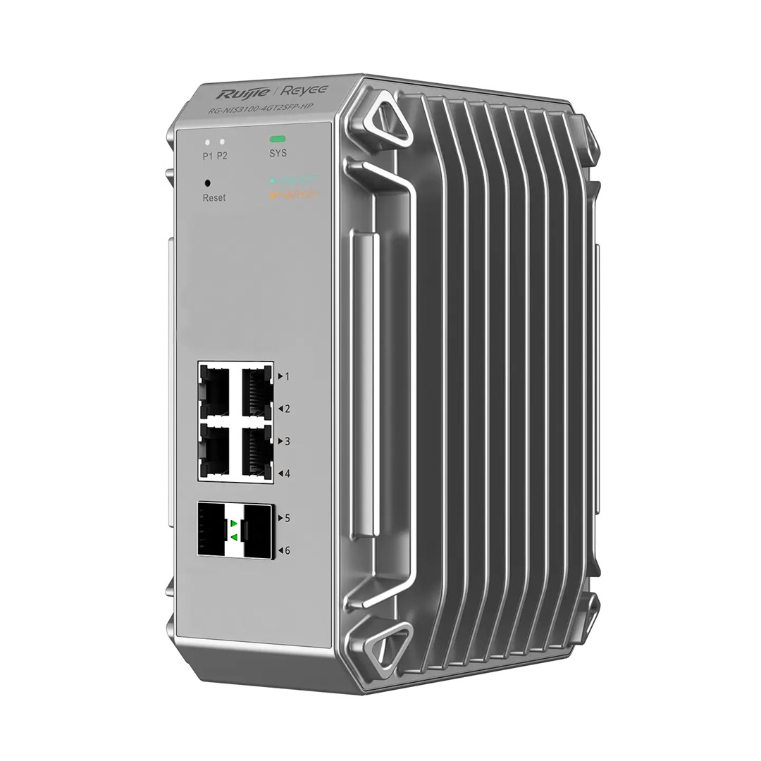 Ruijie Networks RG-NIS3100-4GT2SFP-HP network switch Managed L2 Gigabit Ethernet (10/100/1000) Power over Ethernet (PoE) Grey-0