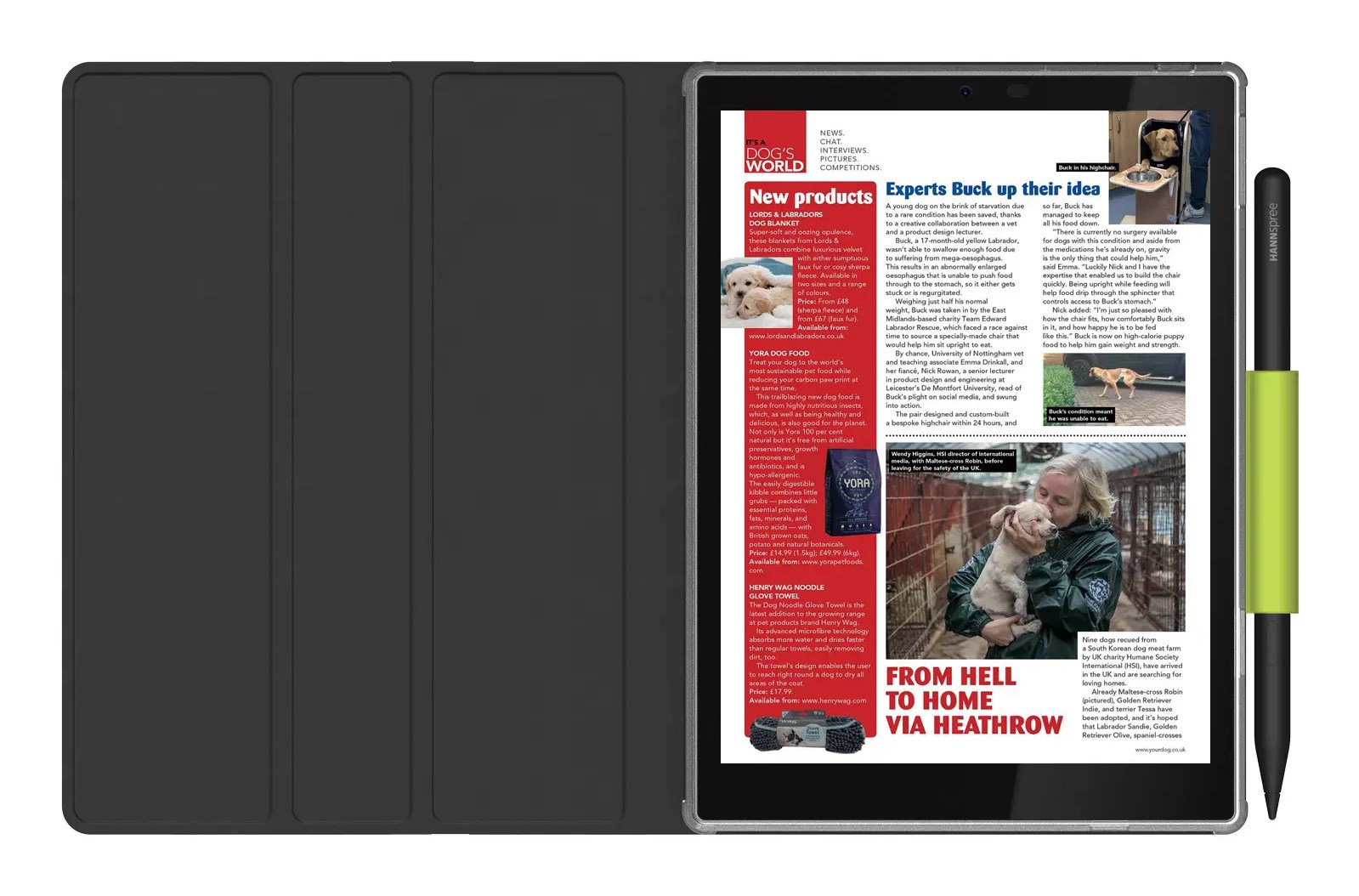 Tablet HANNSPREE Lumo 7.8 Reader SN08HD1B (7.8", TN reflektivni LCD, 1024x768, MediaTek MTK8781 Helio 99, Wi-Fi, Android 14)-3