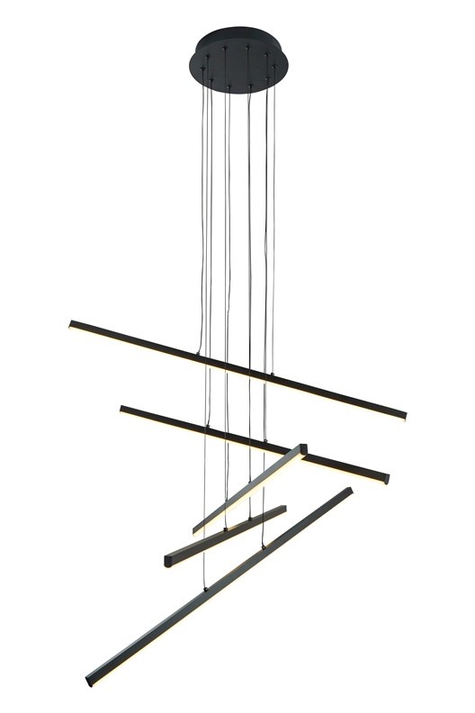 PENDANT LED LIGHT SIBIU 60W 4000K BLACK-0
