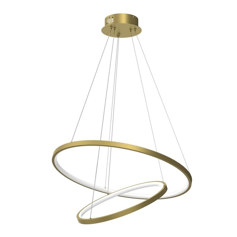 Pendant LED Light Ronday 60cm 51W gold-0