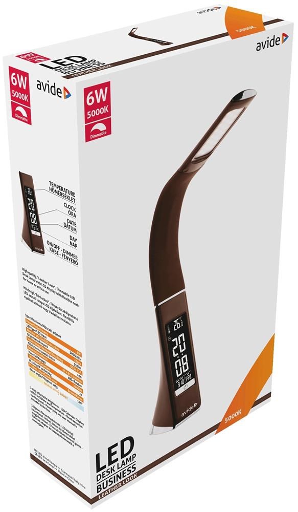 Avide ABLDL-BLC-6W-BR table lamp LED G Brown-2