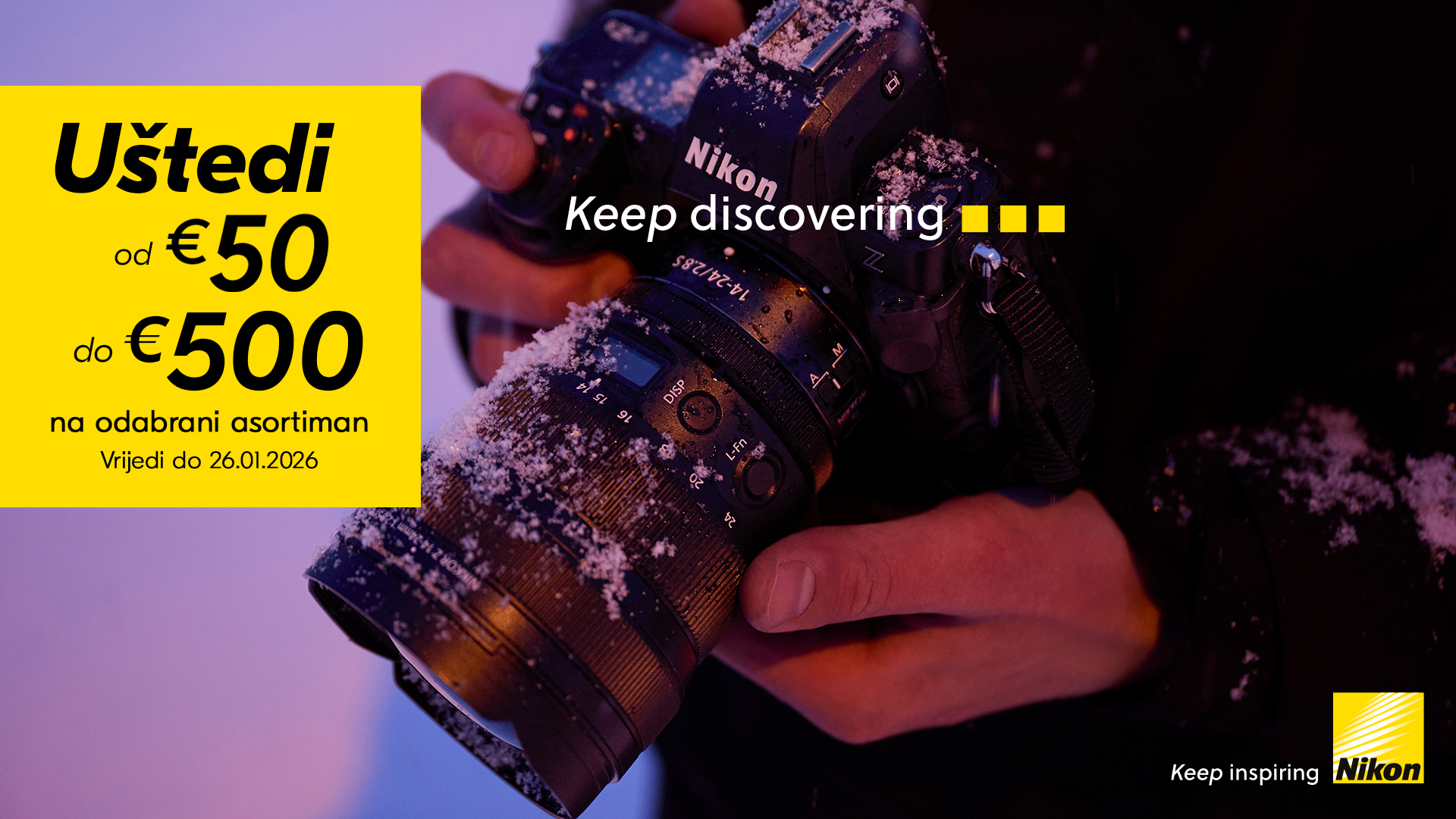 Nikon zimska promocija: Najbolja prilika za nadogradnju foto opreme