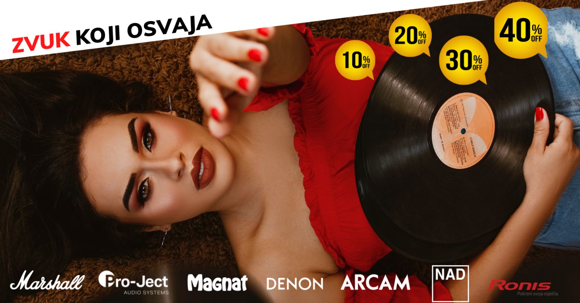 Akcija na Marshall, NAD, Arcam, Denon 🎵 Ponuda koju ne želiš propustiti!