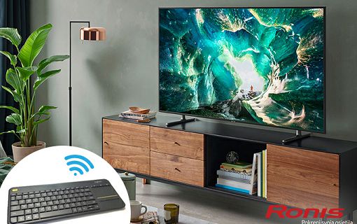 AKCIJA Samsung QLED i UHD televizori uz poklon Logitech tipkovnicu. Uživaj u besprijekornoj slici s milijardu nijansi boja neviđene svjetline. Plati na 36 rata bez kamata!