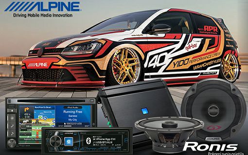 ALPINE AKCIJA Opremi svoj auto zabavom! Nabavi autoradio, zvučnike, pojačalo, multimediju, navigaciju i plati na 24 rate bez kamata!