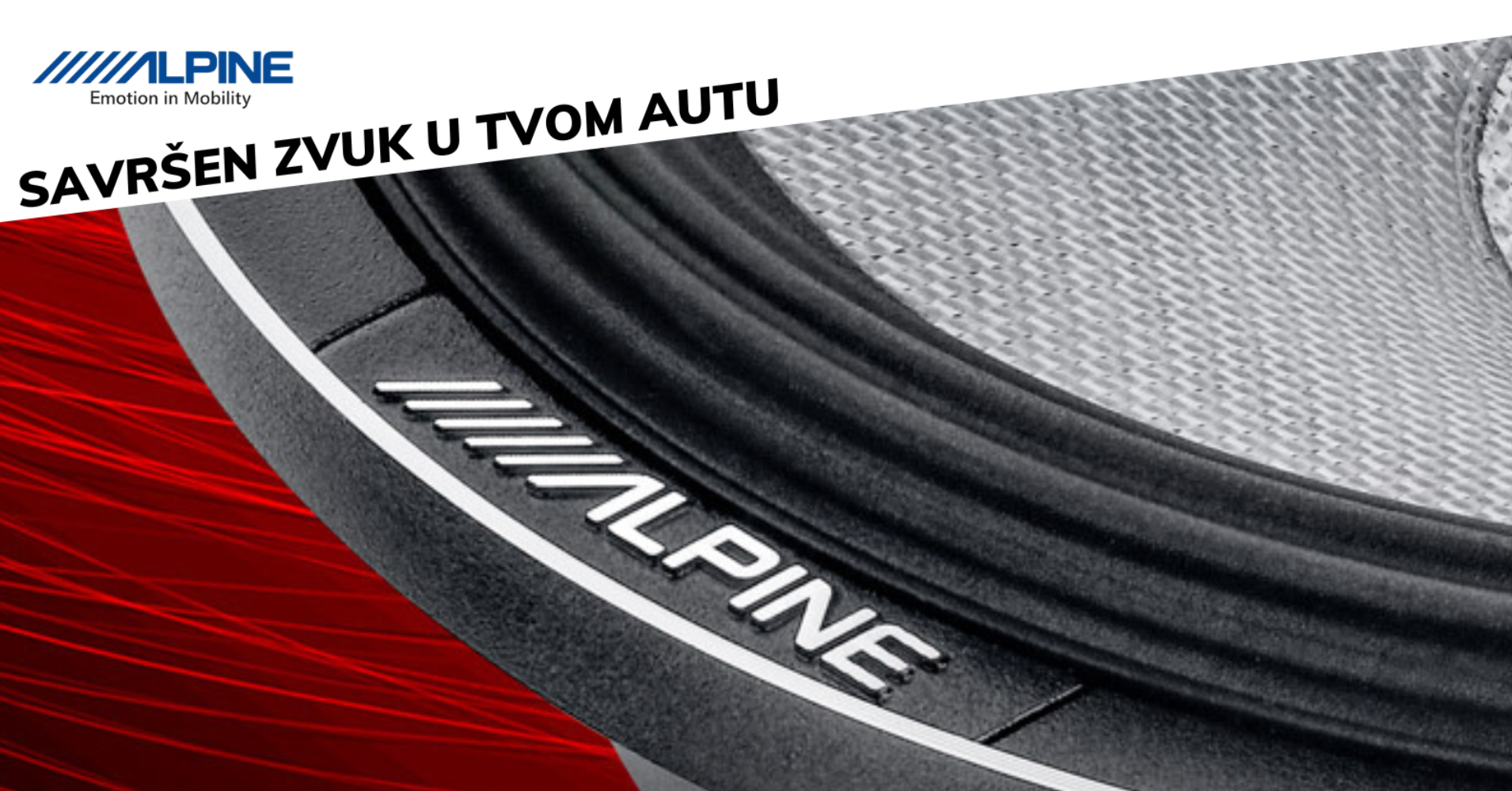 Alpine car audio akcija! 🔊 Opremi svoje vozilo za zabavu.
