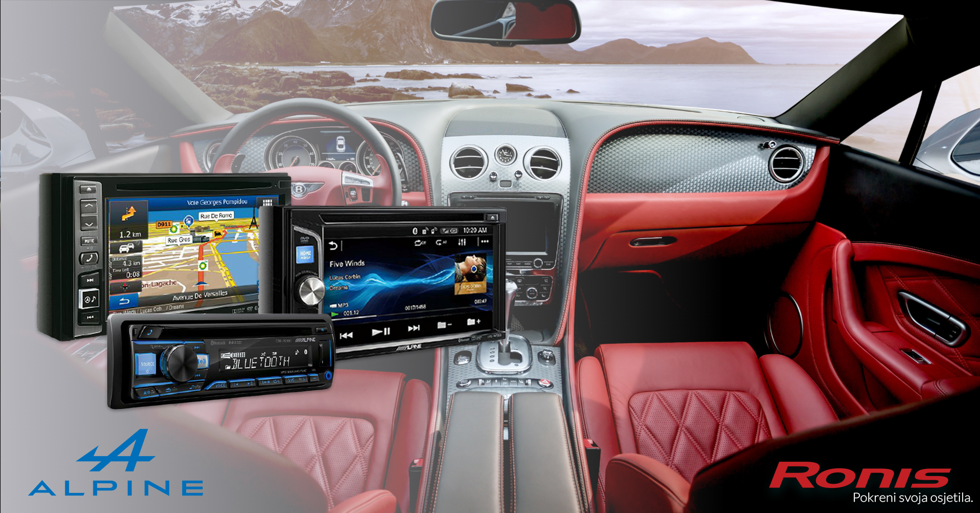 ALPINE CAR AUDIO na 36 rata! 🚗 Ne propusti super popuste na navigacije i auto radio.