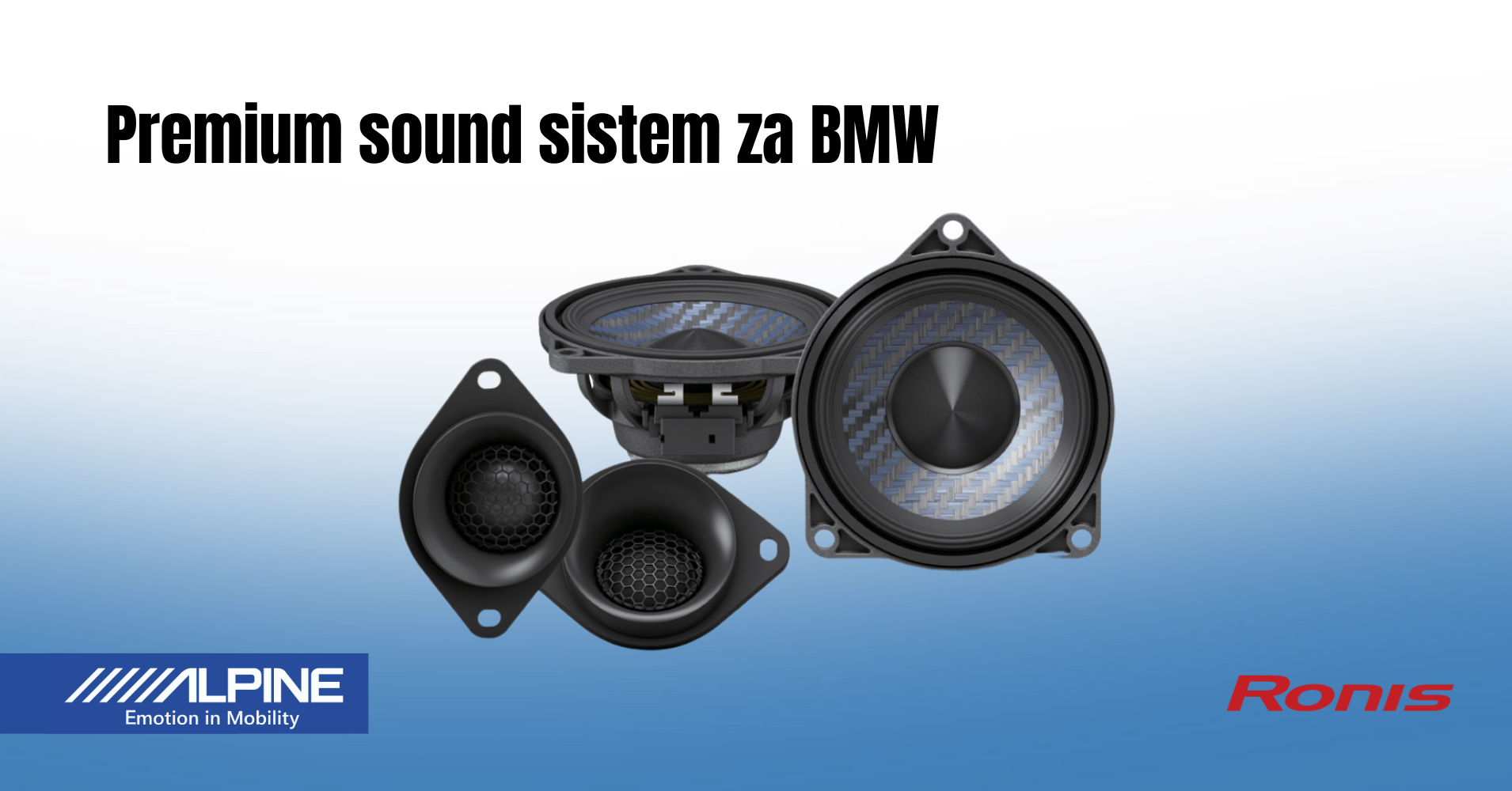 Stigla je nova linija Alpine DP zvučnika za BMW – Hi-Res audio kakav zaslužujete