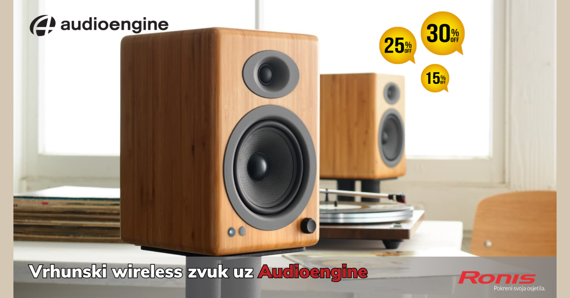 Audioengine na akciji:  vrhunski bežični Hi-Fi zvučnici američke kvalitete
