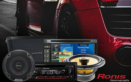 AUTO AKUSTIKA I NAVIGACIJA Po ledenim cijenama odaberi Alpine, DLS, Focal, Garmin, Pioneer i učini svoju vožnju zabavom!