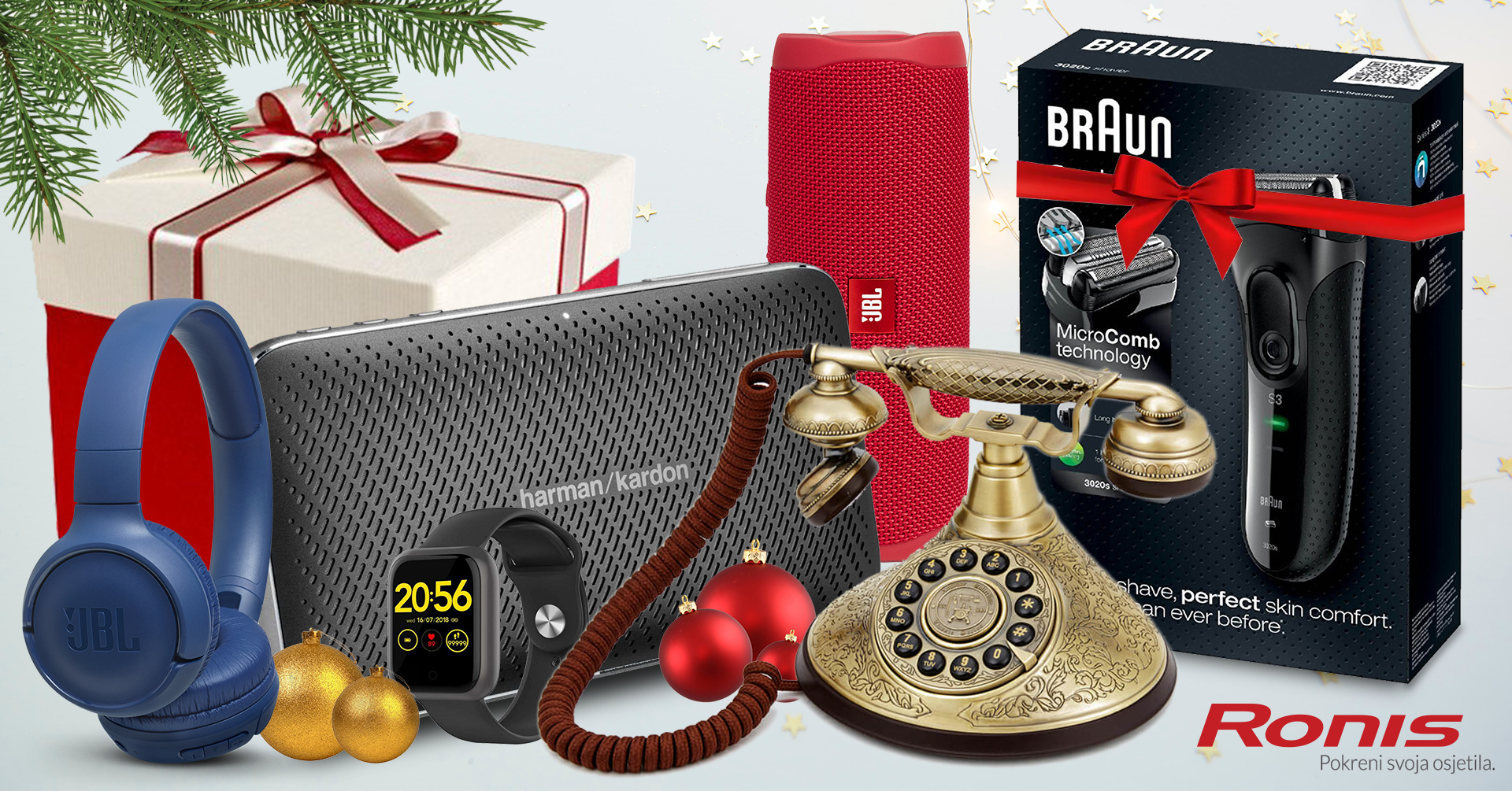 Božićni pokloni✨🎁 odabrali smo one najzgodnije i snizili im cijenu! Odaberi pametni sat, slušalice,