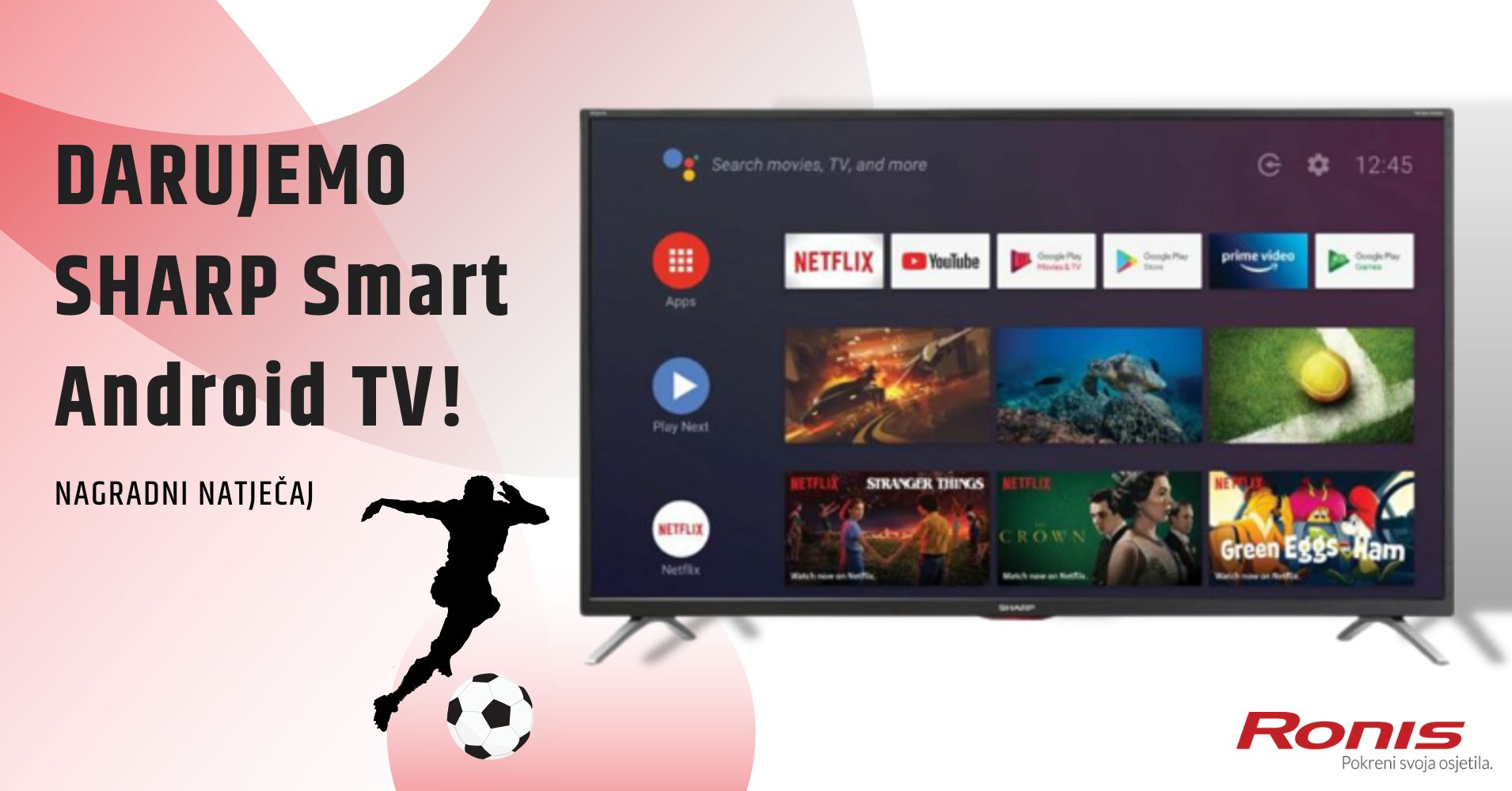 Darujemo Smart Android TV!