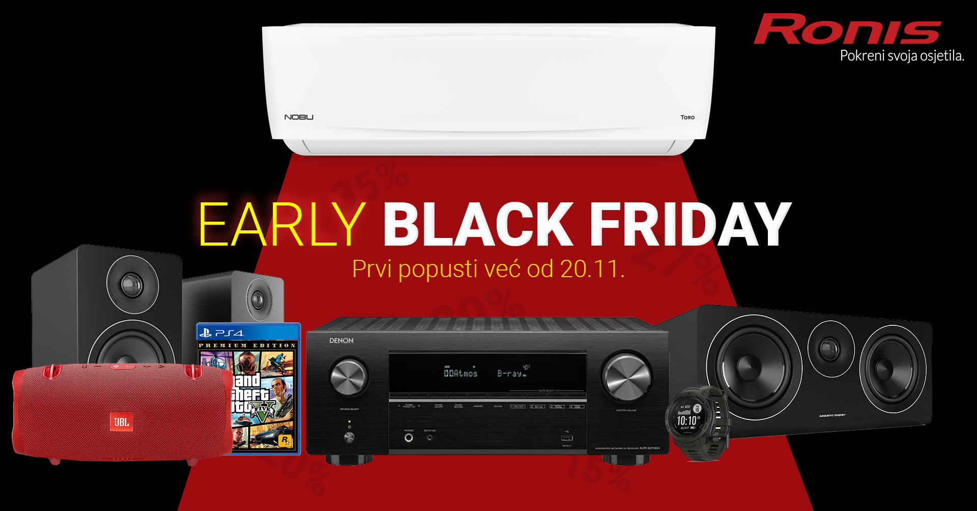 EARLY BLACK FRIDAY 👀 Otkrivamo prva sniženja - uhvati priliku i naruči već sada uz popuste do 35%!