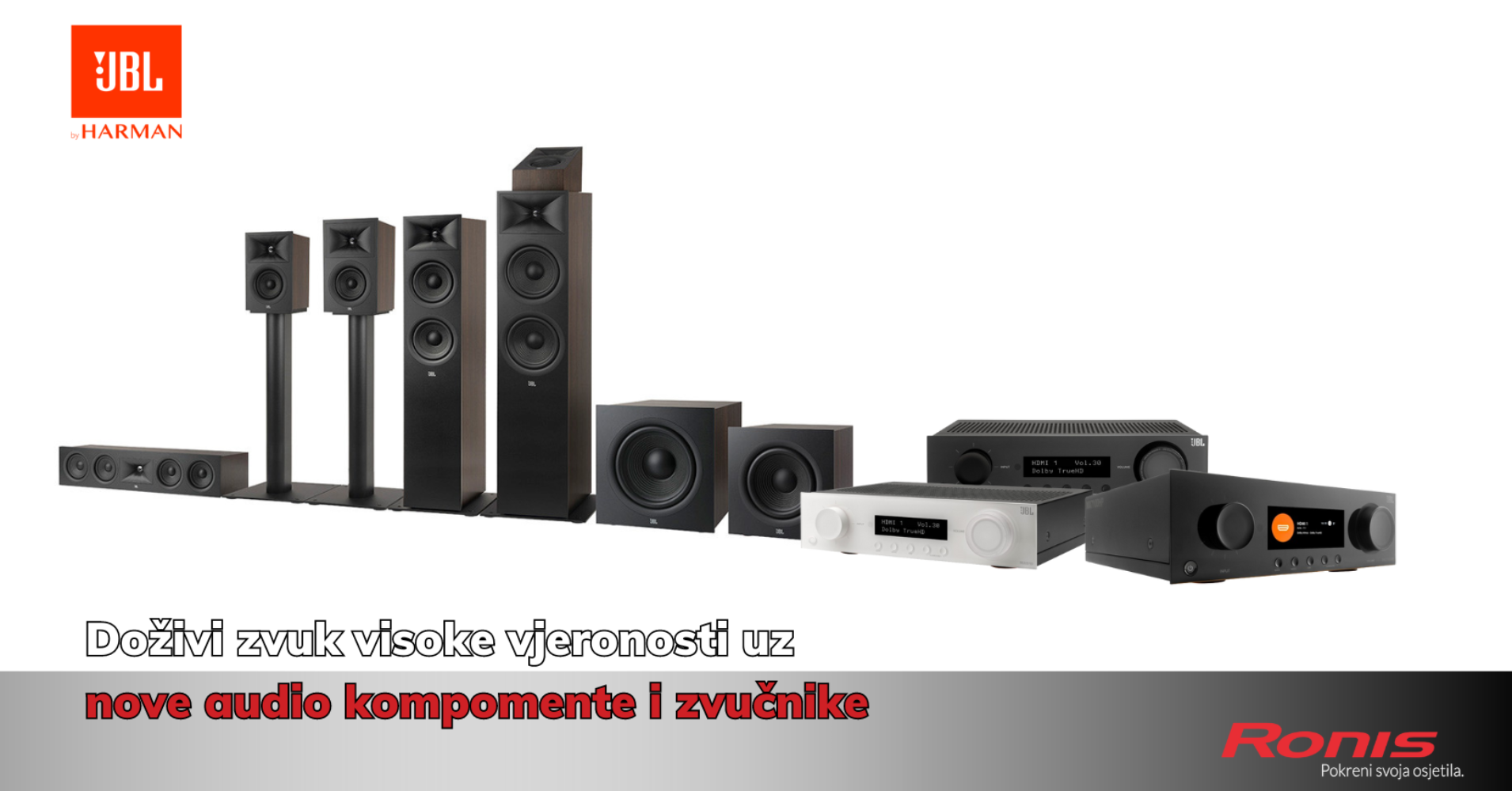 Ekskluzivno u Ronisu- Novi JBL AV receiveri i zvučnici