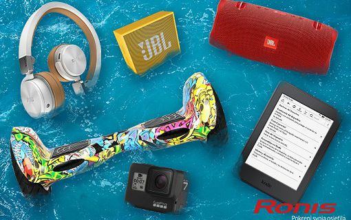 GADGETI ZA PLAŽU GoPro kamera, hoverboard, slušalice, prijenosni zvučnik, Amazon Kindle. Opremi se za najzabavnije ljeto po vrućim cijenama!
