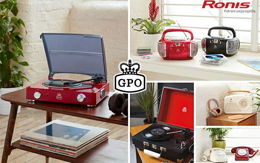 GPO RETRO AKCIJA Uhvati do 35% popusta na vintage gramofone, telefone i radio prijemnike! Obogati svoj shabby chic dom retro detaljima bezvremenskog dizajna, sada po akcijskoj cijeni!