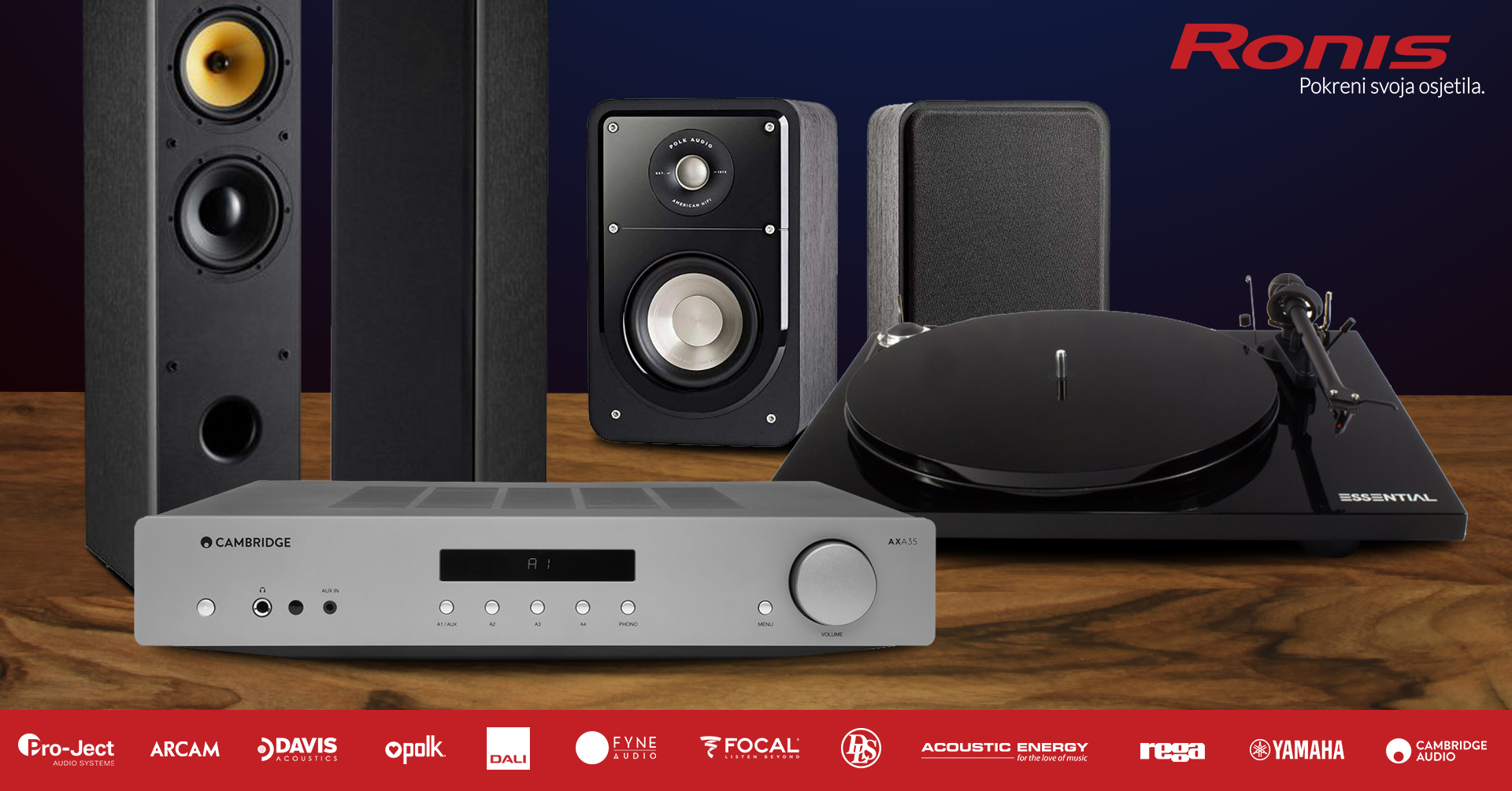 Hi-Fi akcija ~ odaberi gramofon, pojačalo, zvučnike i kreiraj svoj savršeni svijet glazbe!