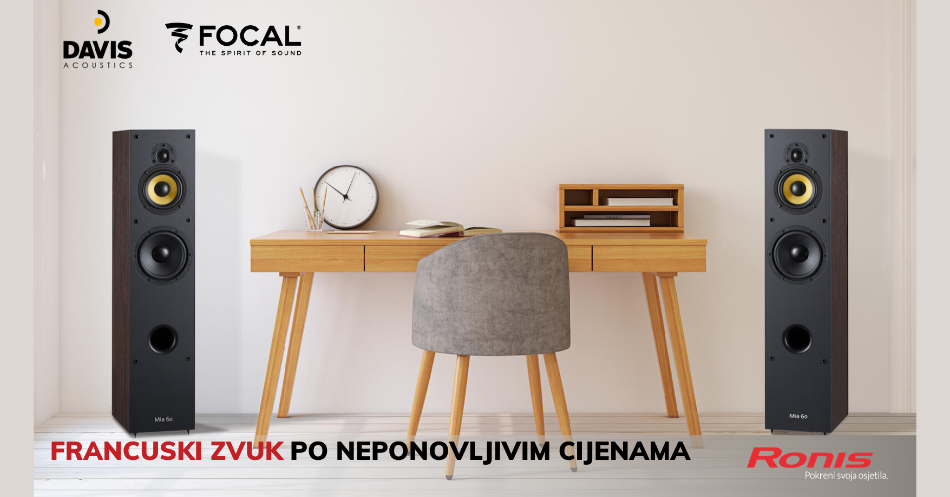 Hi-Fi zvučnici Davis Acoustics, Focal- sada na posebnoj akciji!