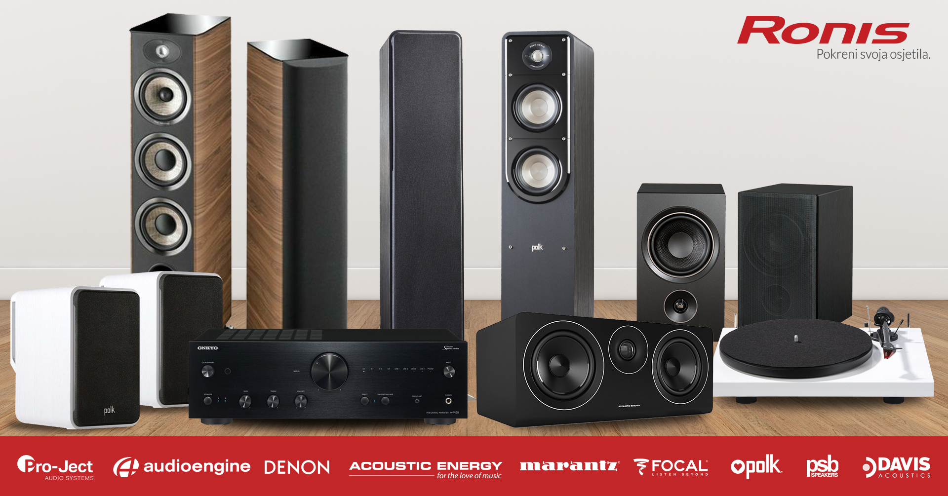 HIFI AKCIJA Nabavi nove zvučnike, pojačalo, receiver ili gramofon po cijeni nižoj i do 39%