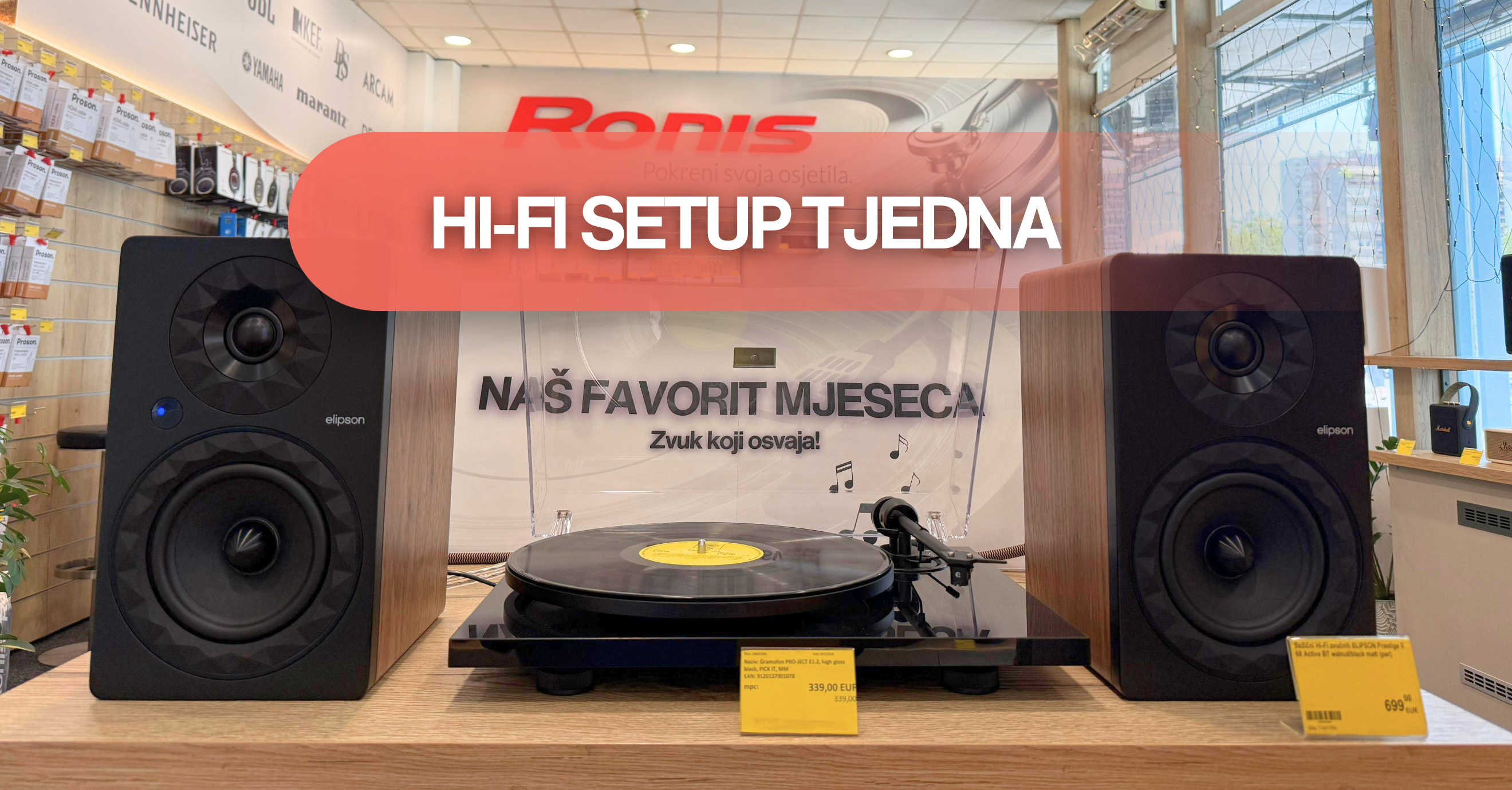 Novi Elipson Prestige II & Pro-Ject