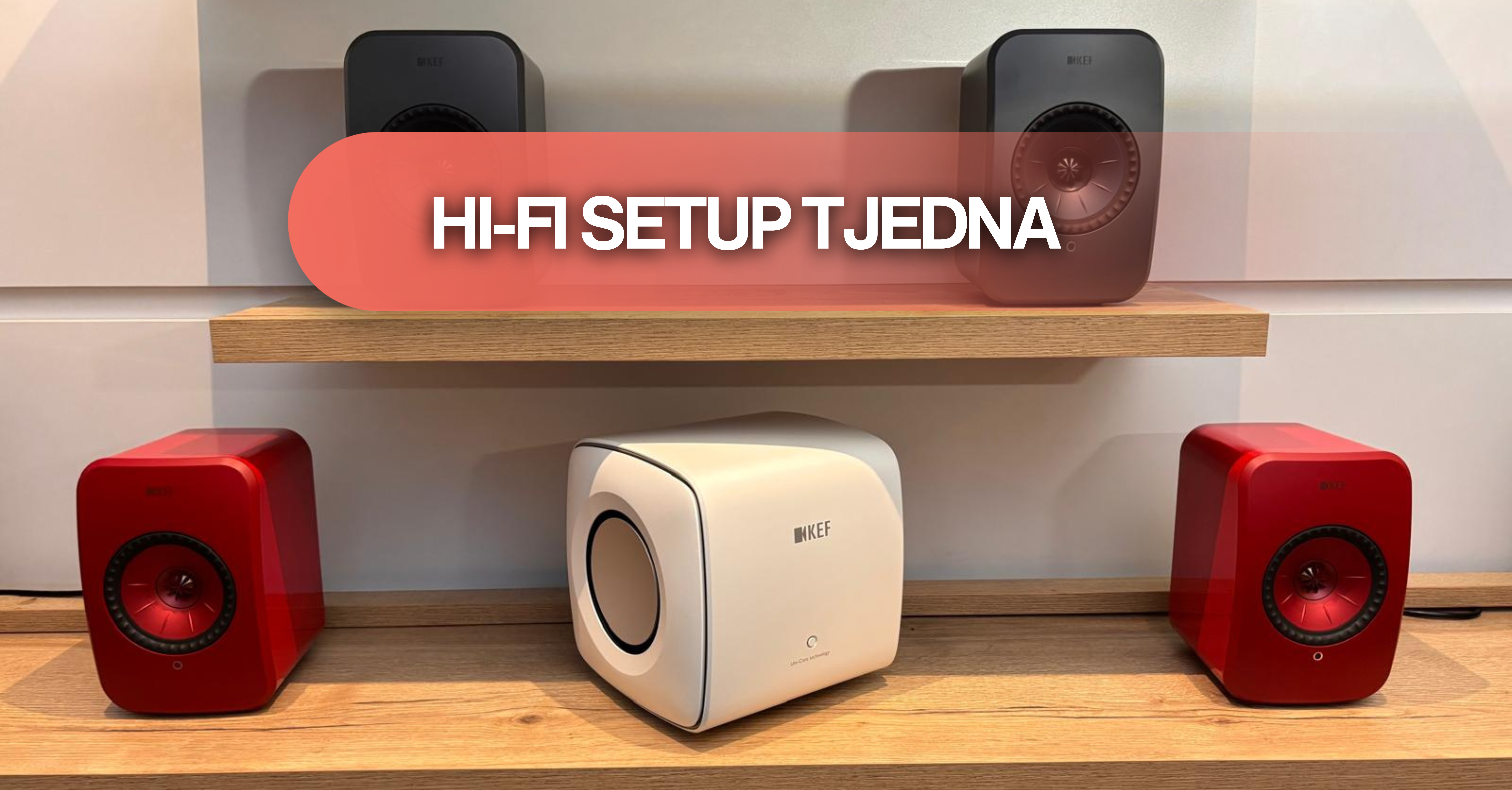 KEF LSX II zvučnici - kompaktni all-in-one sistem
