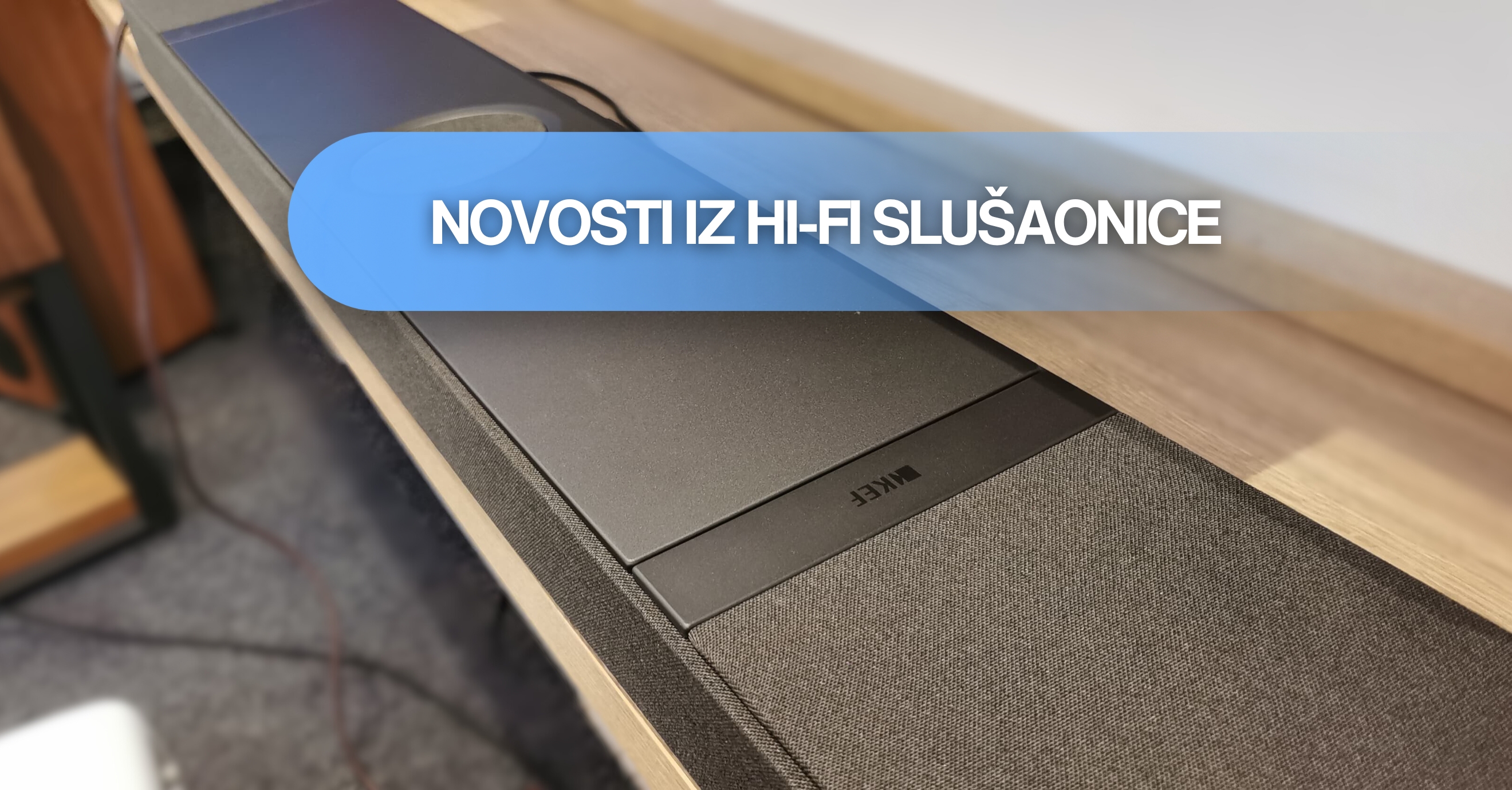 KEF XIO soundbar nam je stigao!