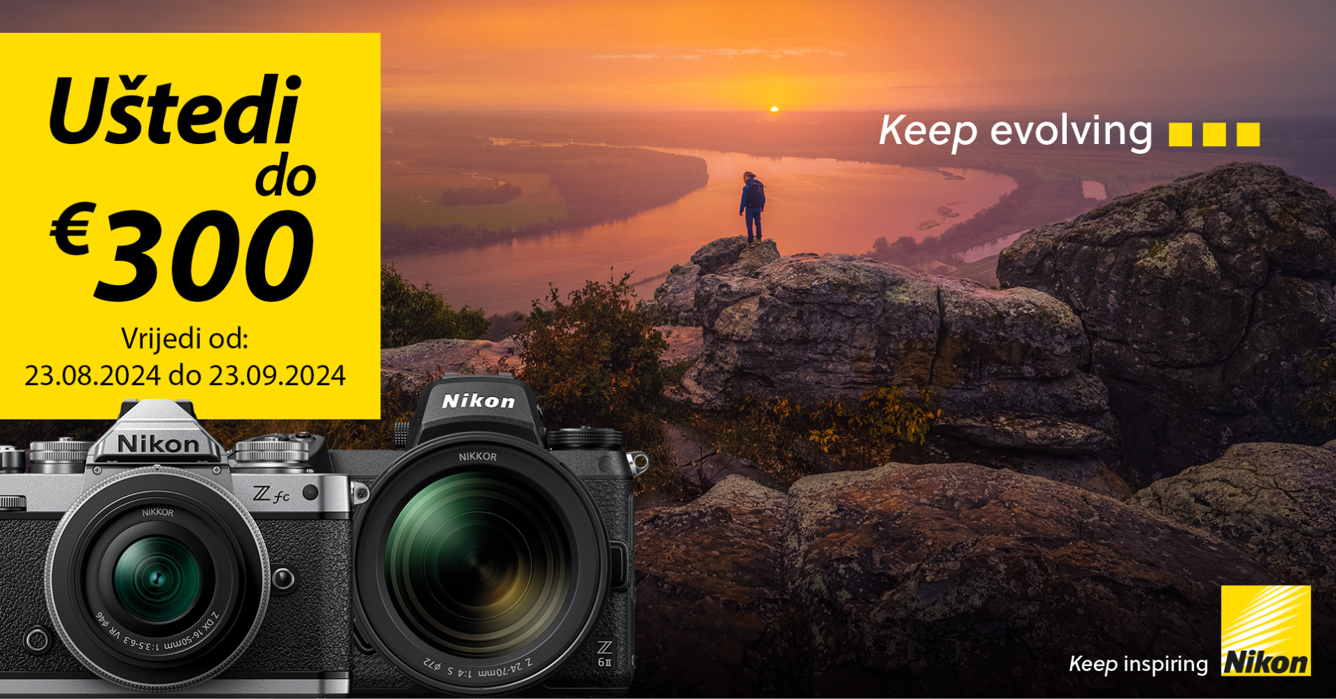 Iskoristi popuste za Nikon fotoaparate i Nikkor objektive