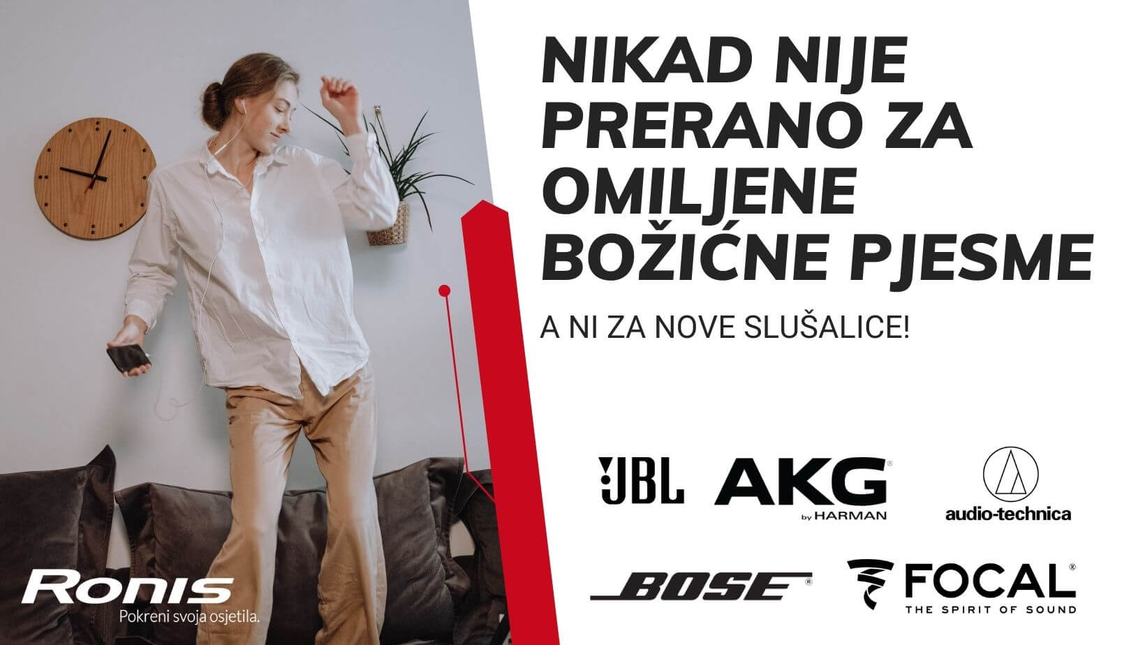 Jel' i tebi već sviraju Srebrna krila? 🤭 Uz nove slušalice iz Ronisa pjevuši božićne pjesme već sad! 🎵