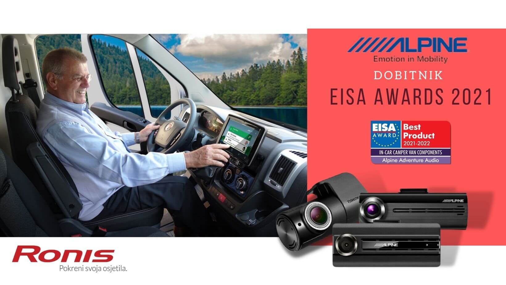 JER VOZAČI ZNAJU 🚗 Alpine nagrađivani asortiman auto opreme, sada u Ronisu!