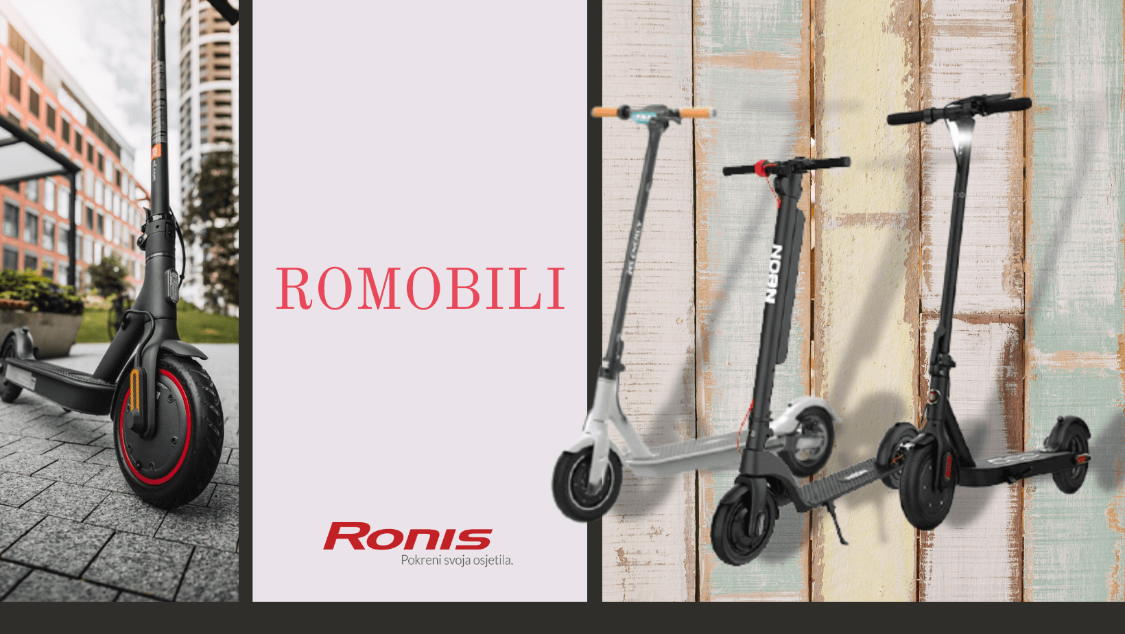 Juuuriš u RONIS! 🛴 Novi električni romobil već čeka na tebe.