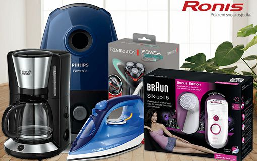 KUĆANSKI APARATI Nabavi Bosch, Philips, Remington, Braun, Tefal, sada od 10 do 50% povoljnije!