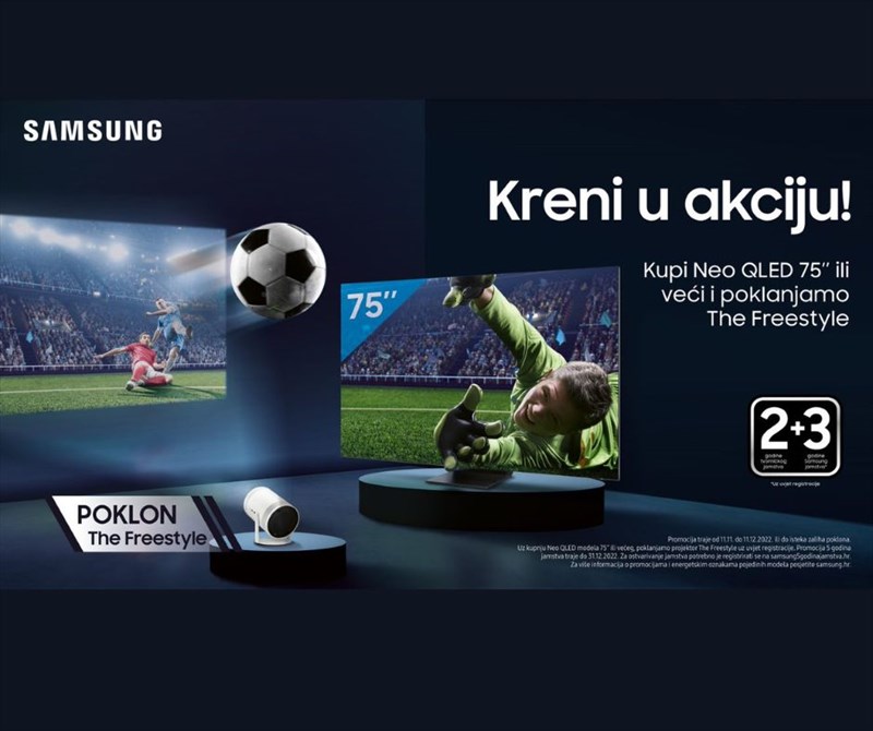 Kupi Samsung Neo QLED televizor i dobivaš FREE projektor!
