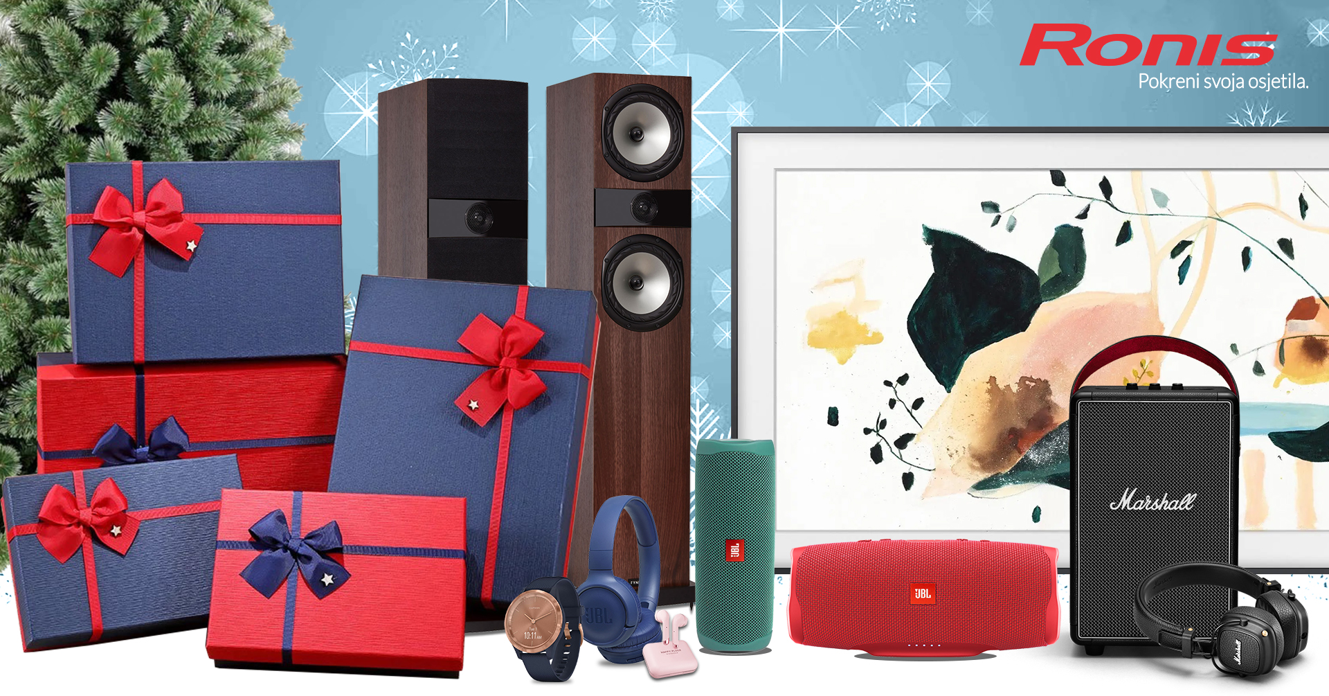 LAST MINUTE POKLONI ✨🎁 Odaberi pametni sat, slušalice, prijenosni zvučnik, igru, TV, Hi-Fi ili mali