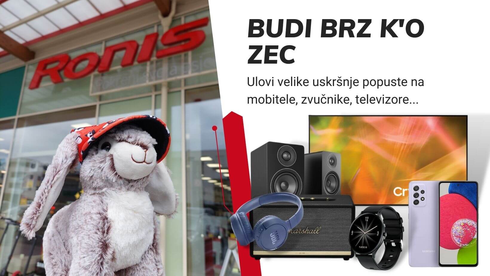 Lov na USKRŠNJE AKCIJE može početi! 🐰 Televizori, mobiteli, zvučnici...po ekstra niskim cijenama!