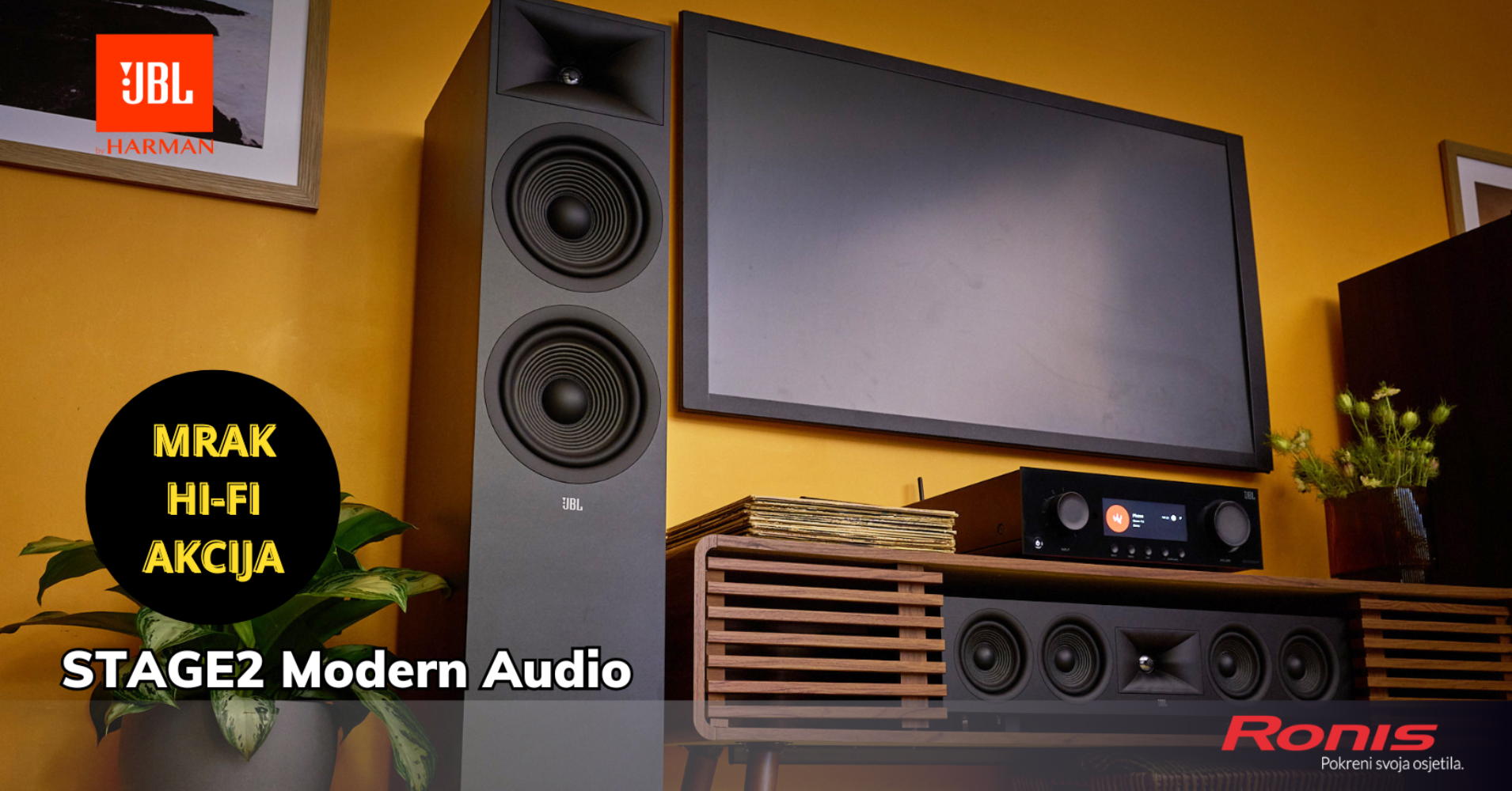 Mrak Hi-Fi akcija: JBL AV receiveri, zvučnici i subwooferi za savršeni audio sustav!