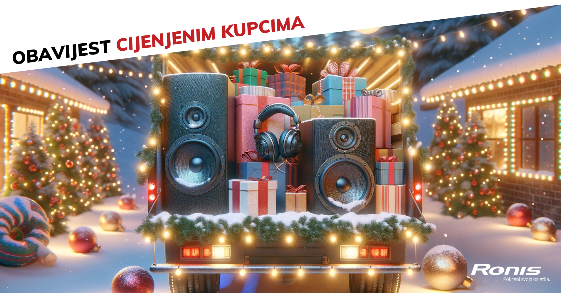 Obavijest o mogućim kašnjenjima tijekom blagdanskog razdoblja 🎁