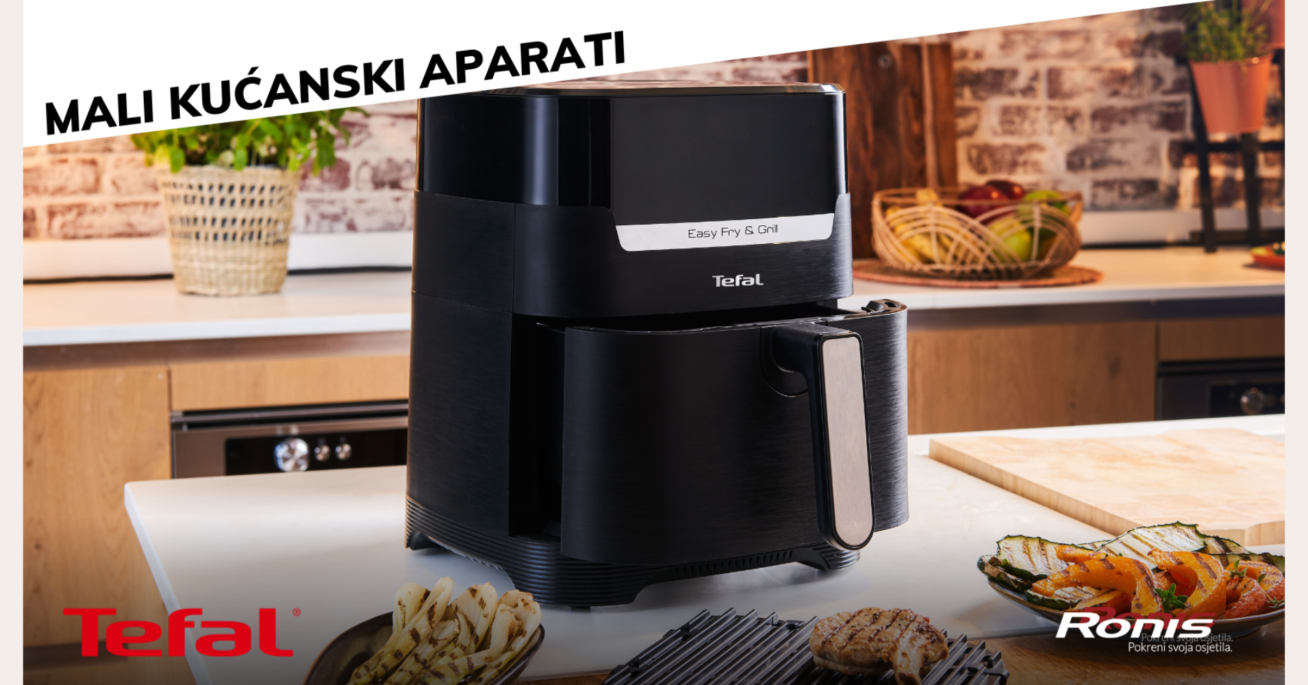Odaberi Tefal fritezu, električni grill ili glačalo po sniženoj cijeni