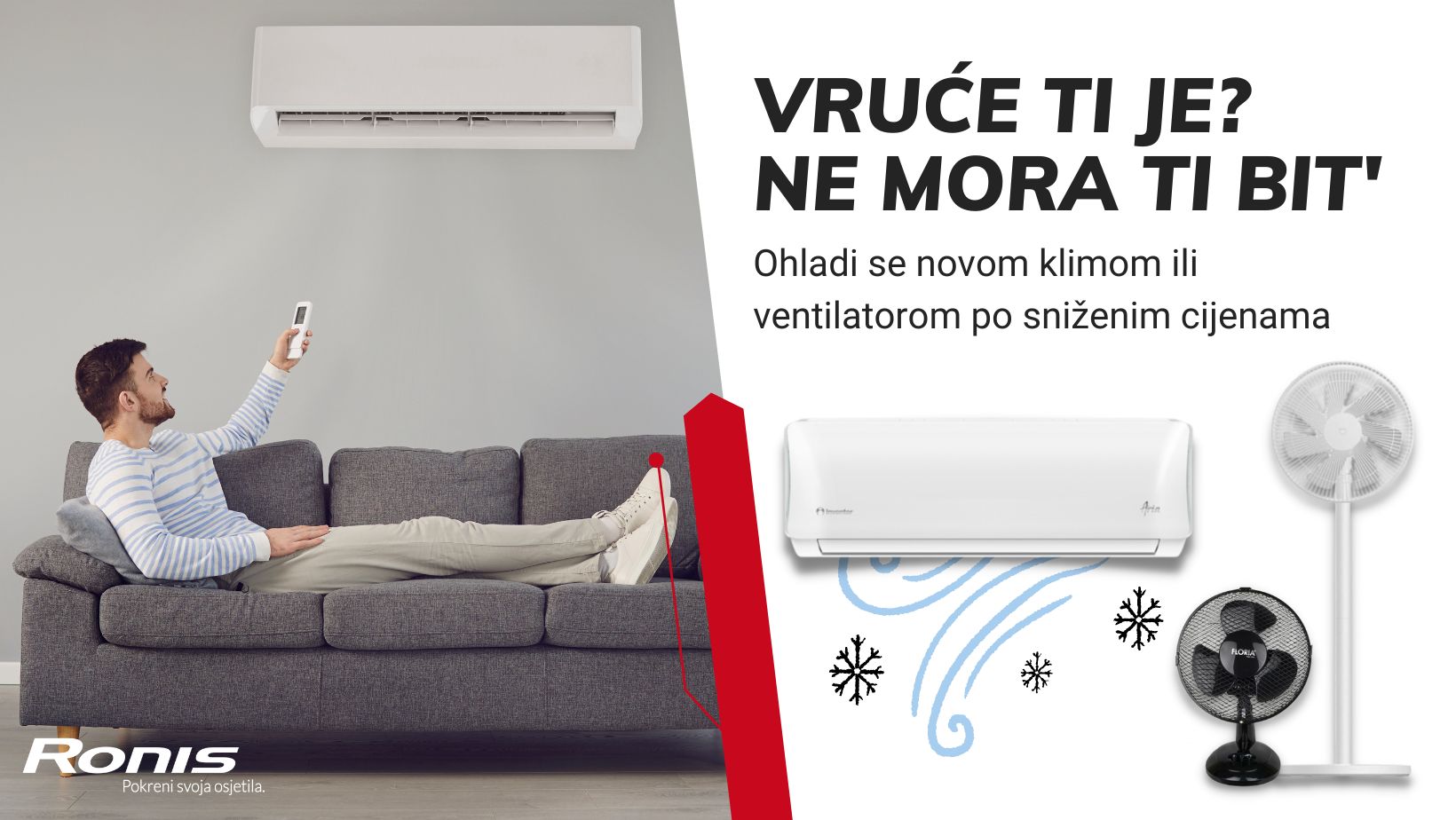 OHLADI se akcijom na klime i ventilatore! ❄