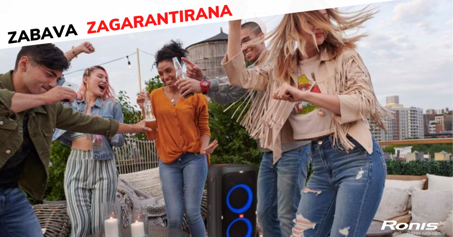 Party može početi! 🥳 Akcija na JBL Partybox, Boombox, Sharp, Harman Kardon.