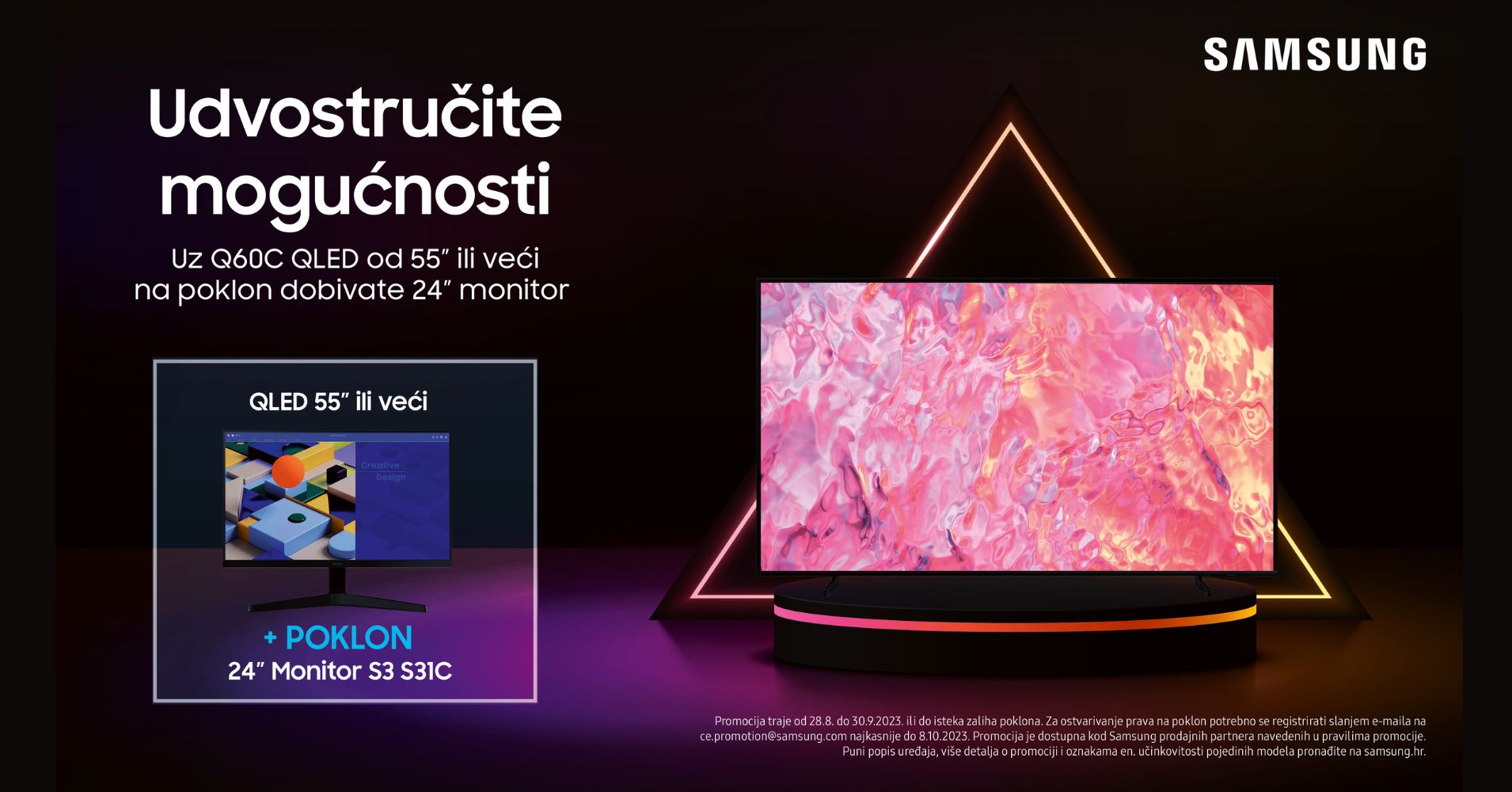 Poklon monitor uz kupnju novog Samsung QLED-a!