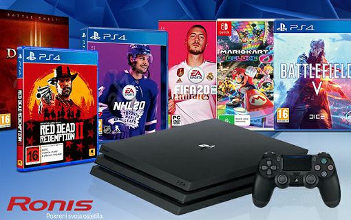 PROLJETNA GAMING AKCIJA Uhvati do 83% popusta na igre, PS4 konzole, volane, kontrolere i slušalice! Igraj bez granica uz sjajne popuste, plati na rate!