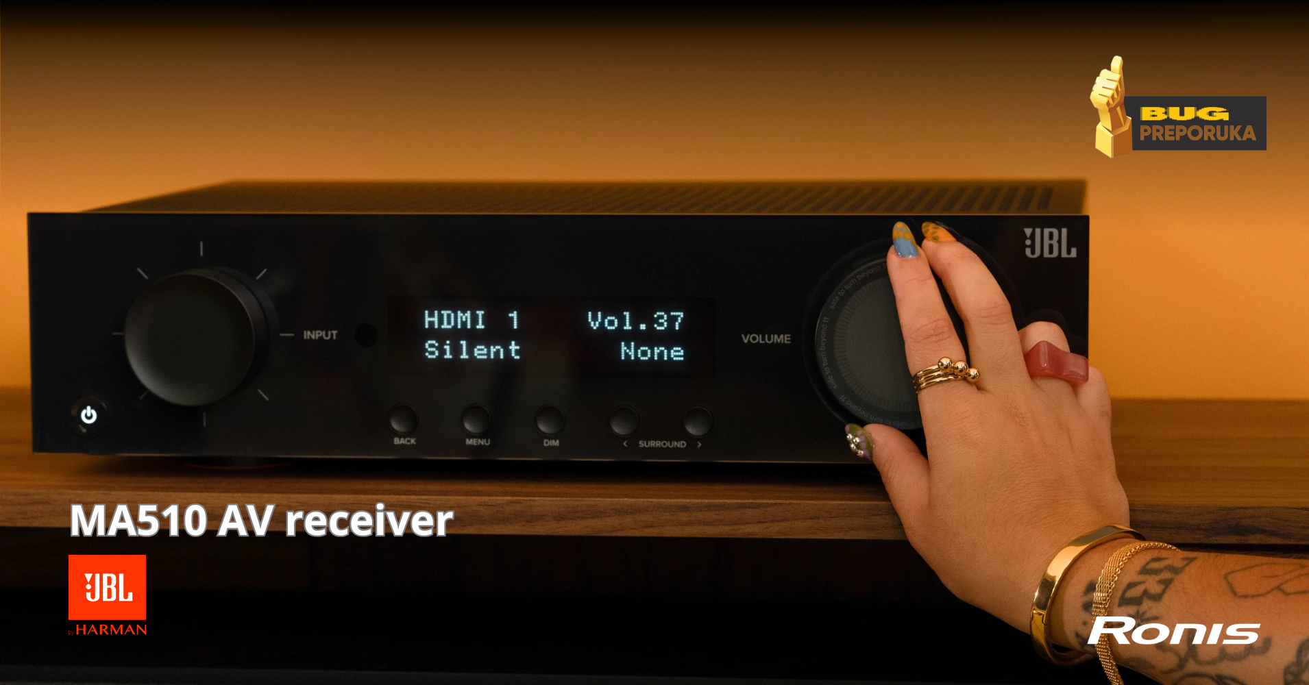 Recenzija JBL MA510 AV receivera na bug.hr