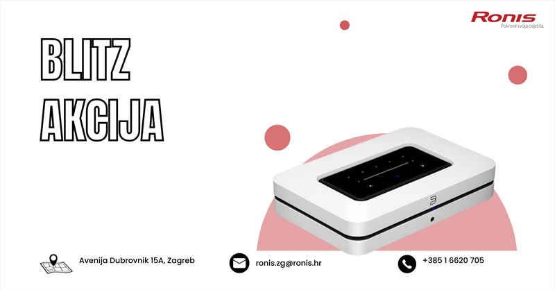 SAMO DVA DANA: Bluesound Node za 525 €!