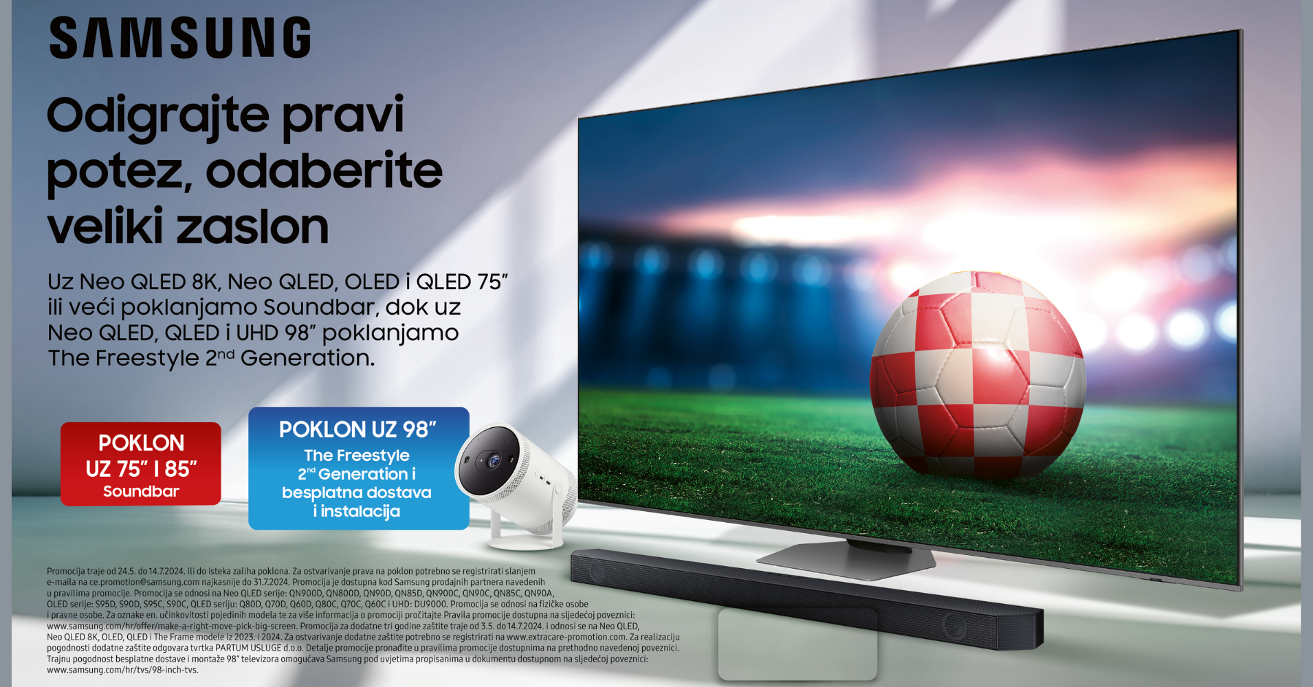 Samsung Eurocup: Odigrajte pravi potez, odaberite veliki zaslon