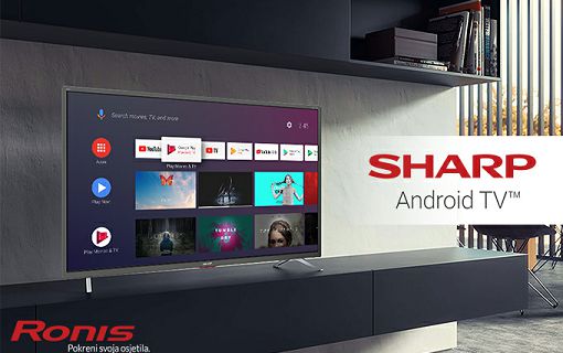 Sharp Android TV je hit! Nabavi ga sada i plati na 36 rata uz 4 godine jamstva. Uroni u svijet zabave, filmova i igre bez granica koji Sharp donosi na sada još boljem UHD 4K ekranu - sa Harman/Kardon zvukom i Google Assistant glasovnom kontrolom.