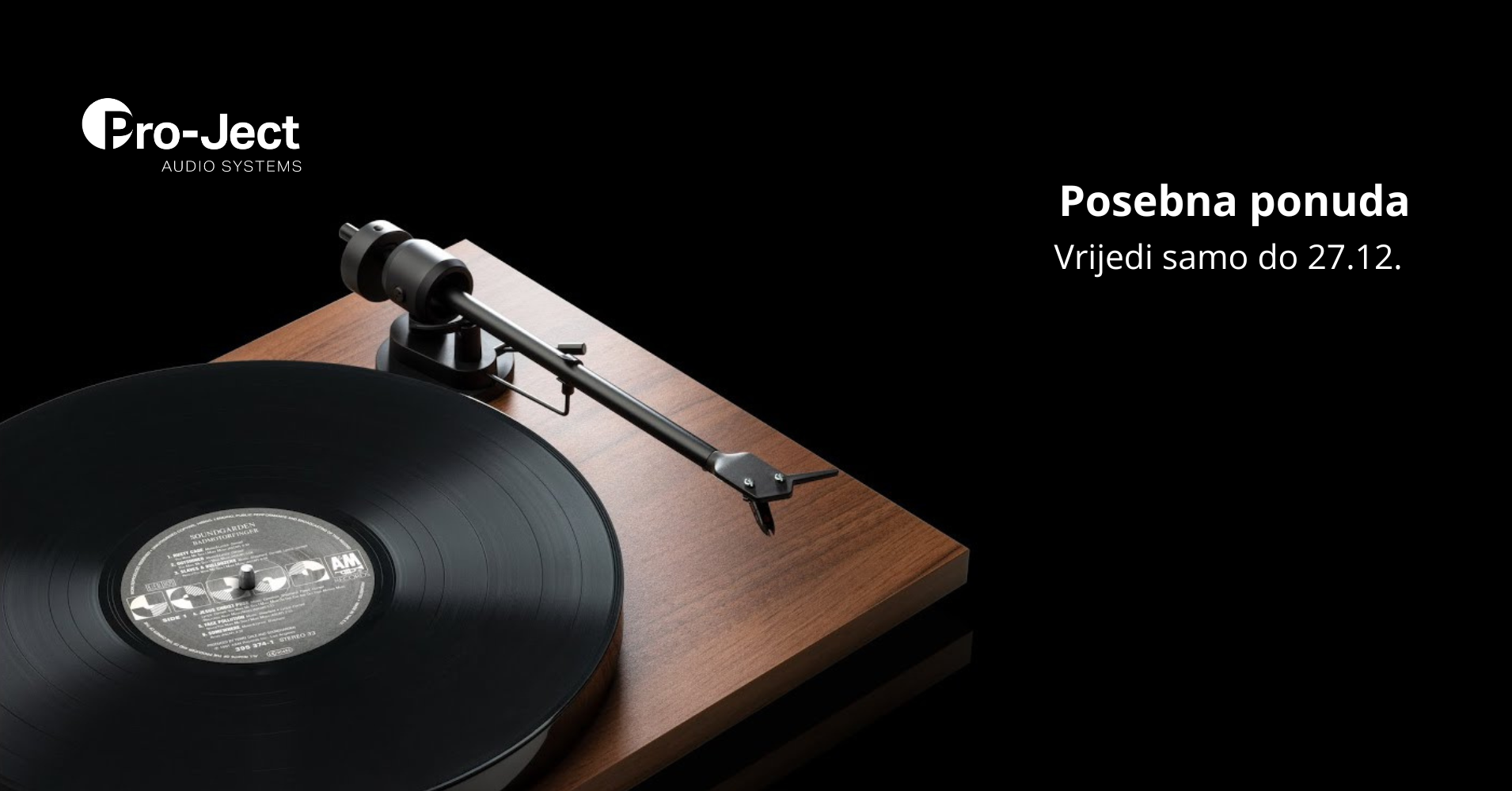 Specijalna akcija na Pro-Ject gramofone – Iskoristite popuste na odabrane modele